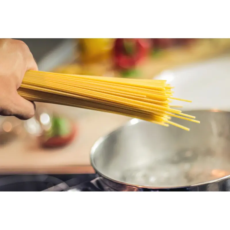 spaghetti, pasta, boiling water