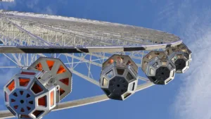 anna kirmes, fair, ferris wheel, gondolas, germany, north rhine westphalia, pleasure, heaven, blue, mokhtari