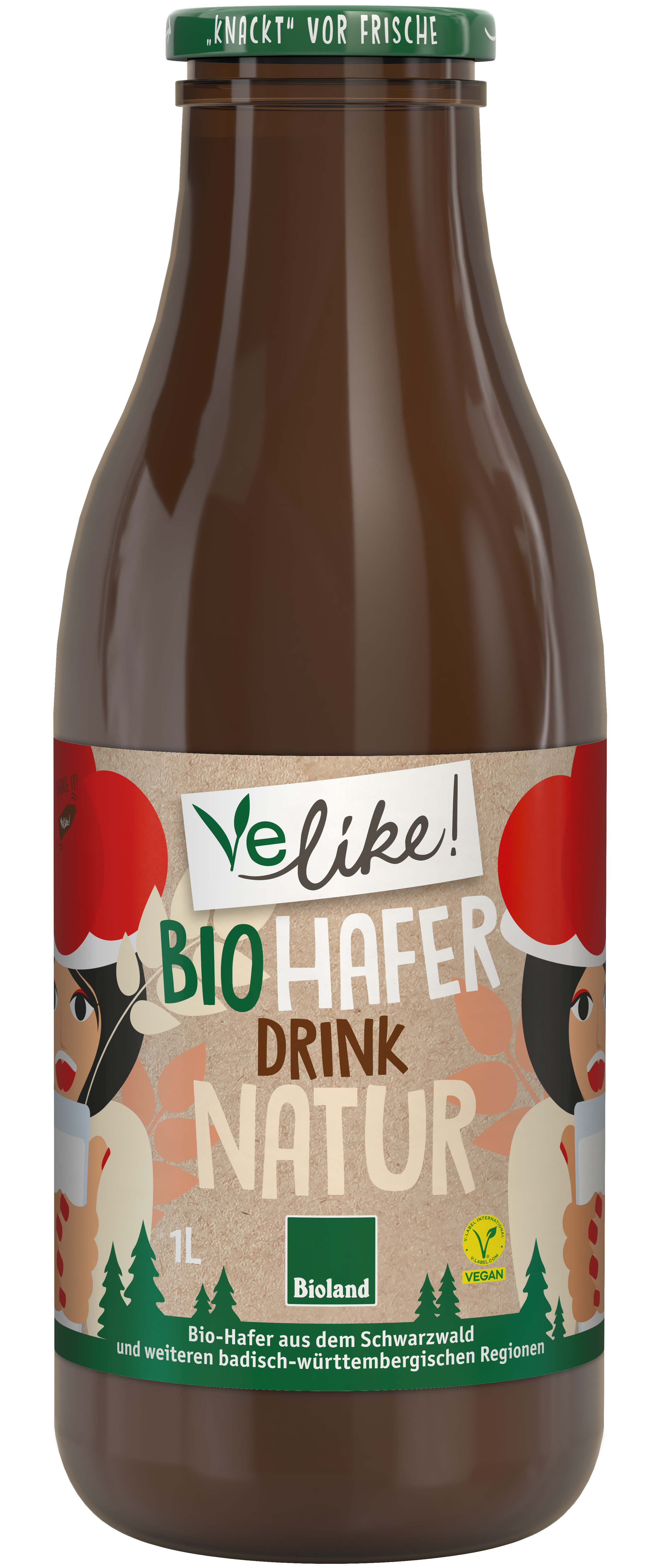 4063608500217 velike bio haferdrink natur flasche 1l