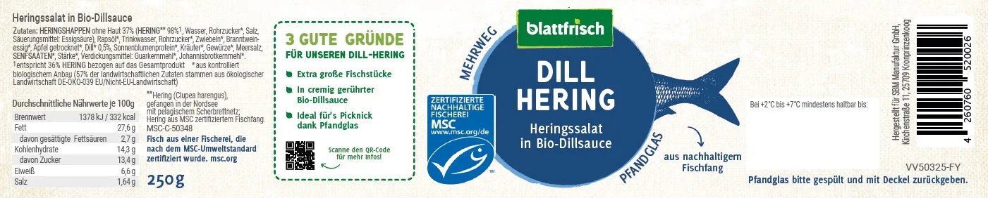 etikett dill hering etikett dill hering