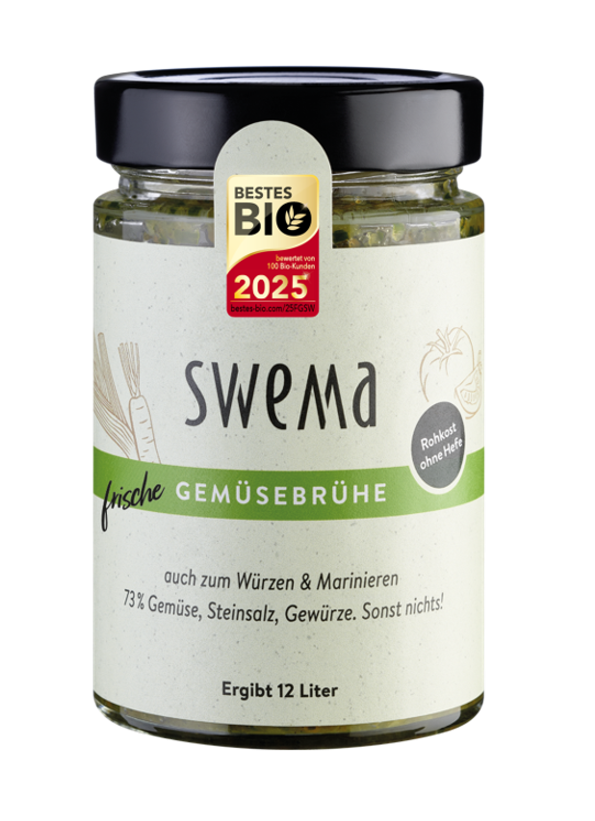 frische gemuesebruehe klassisch 320g glas bestes bio